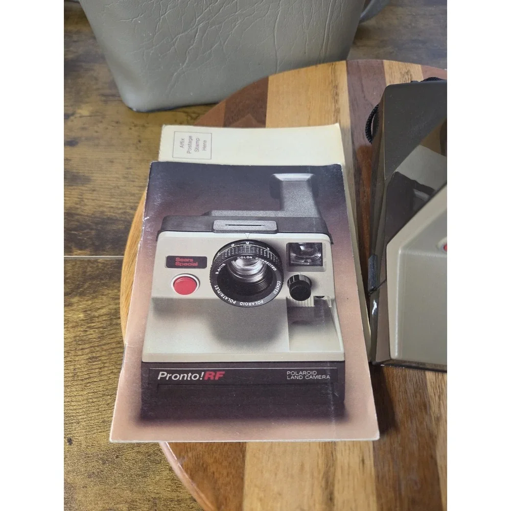 Polaroid Land Camera Pronto! RF land camera With Strap Sears Special Untested